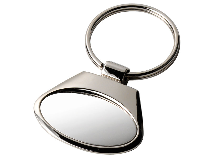 KEYCHAIN SHINY OVAL