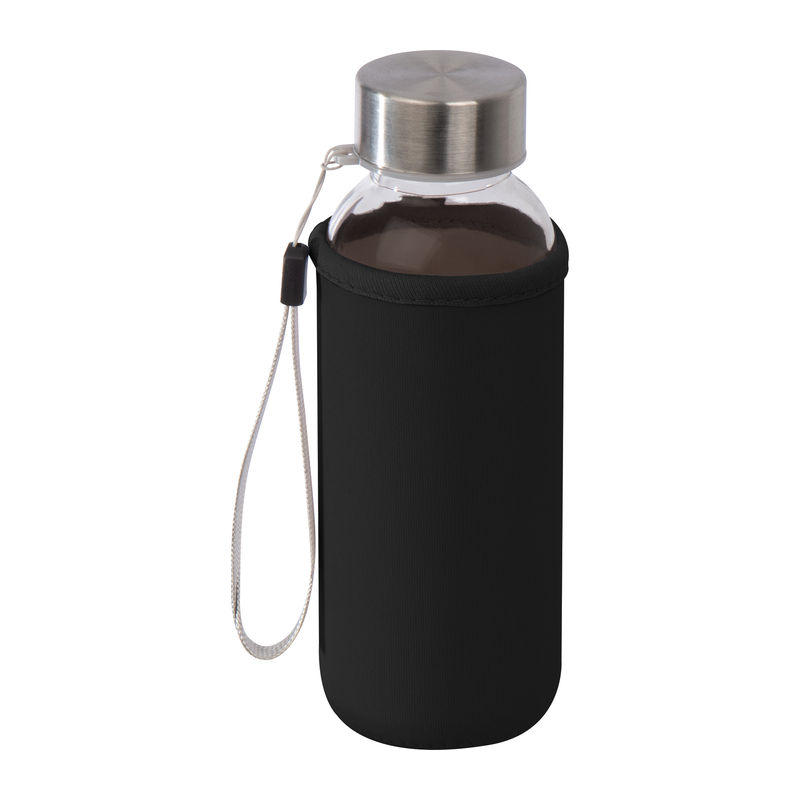 Drinking bottle with neoprene sleeve