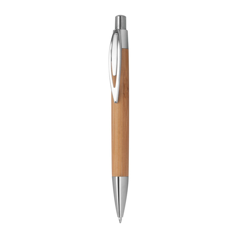 Bamboo ballpen with sharp clip