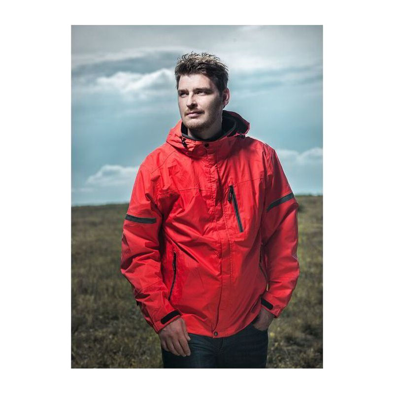 BONETE Autumn jacket men red M