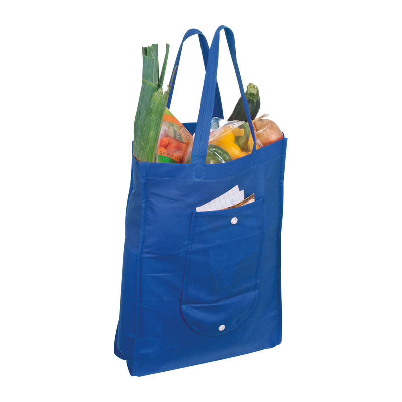 Foldable non-woven shopping bag