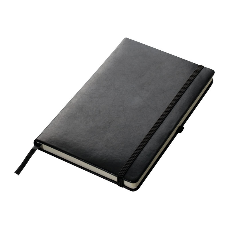 Black A5 notebook