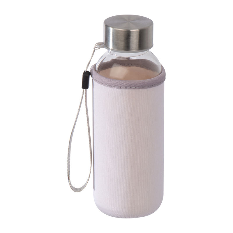 Drinking bottle with neoprene sleeve