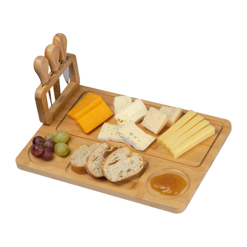 Bamboo cheese set