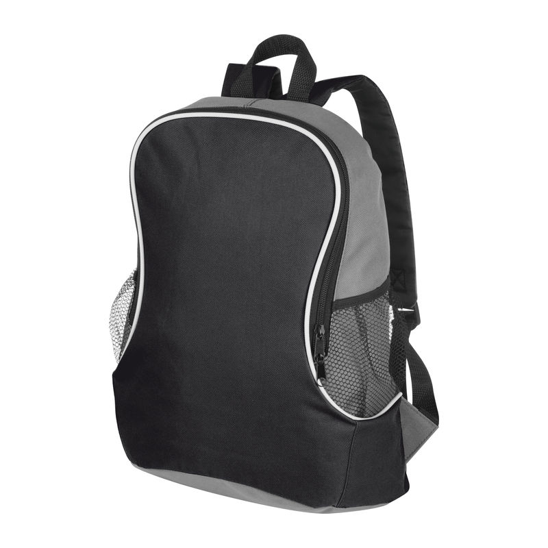 Backpack with side compartments