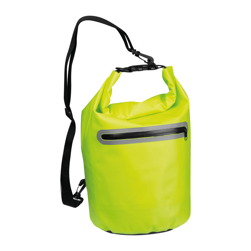 Waterproof bag with reflective stripes