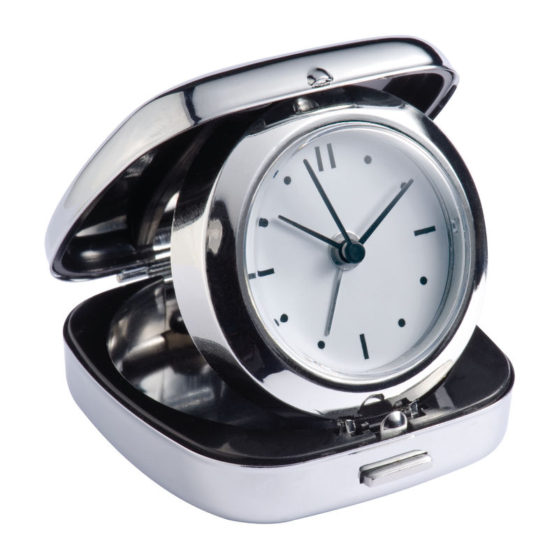 Quartz travel clock