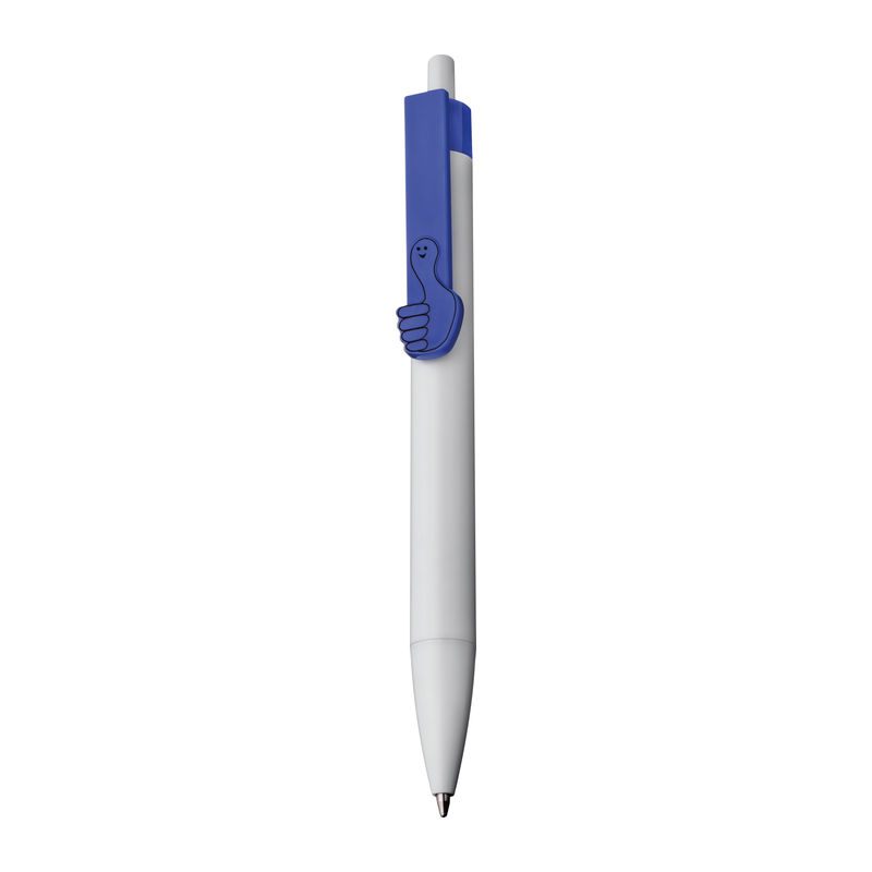 Ball pen with 2D hands clip 