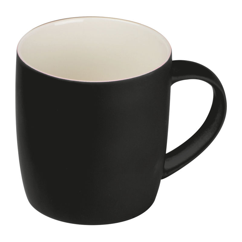 Rubberized ceramic mug