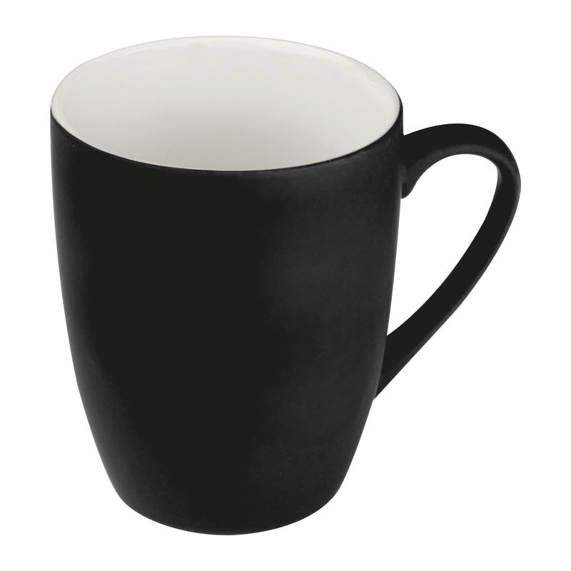 Rubberized ceramic mug