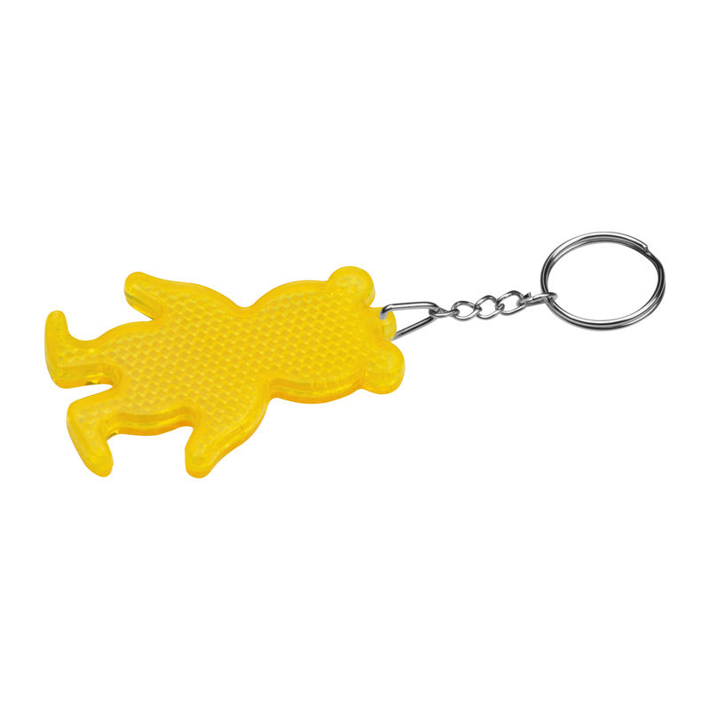 Reflecting bear keyring