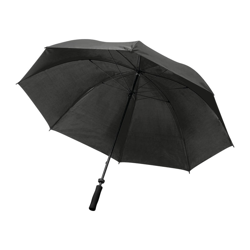 Large umbrella with soft grip.