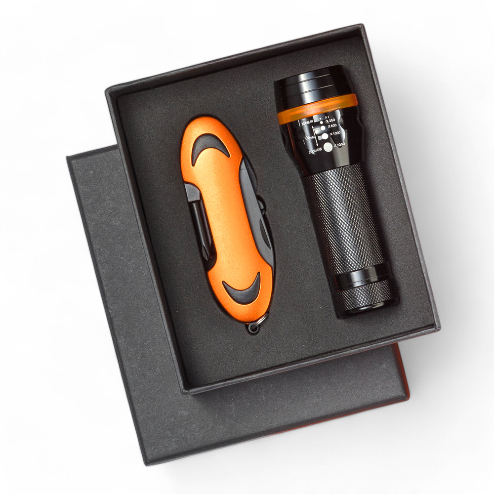 SET COLORADO I: LED TORCH AND A POCKET KNIFE