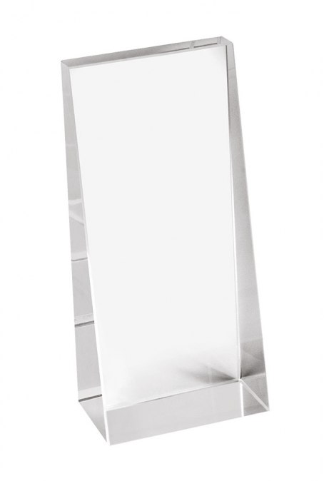 GLASS TROPHY TRANSPARENT 190X80X30 - 10