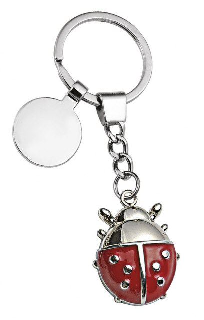 KEY CHAIN LADYBIRD RED - NO BOX