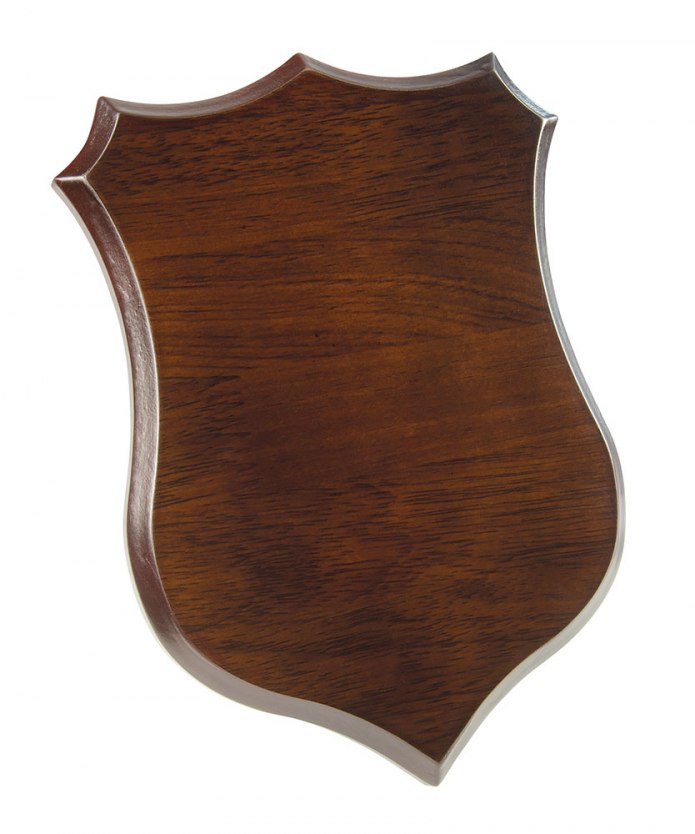 CREST WALNUT SHIELD NO BOX 180X250X15