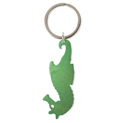 KEY-RING ALUMINUM SEAHORSE