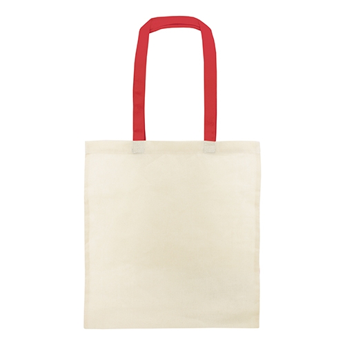 COTTON BAG COLOURED HANDLE