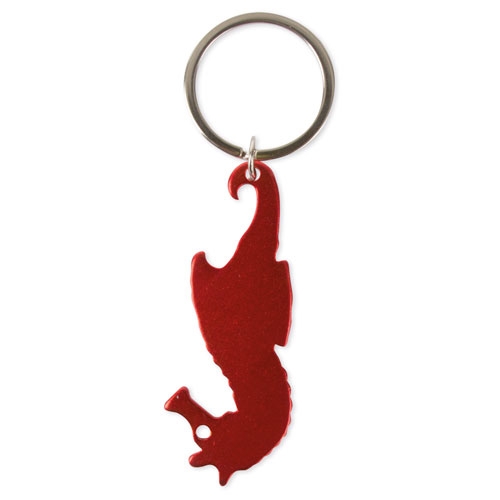 KEY-RING ALUMINUM SEAHORSE