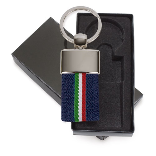 LLAVERO CEINTURE DRAPEAU ITALIE MARINE