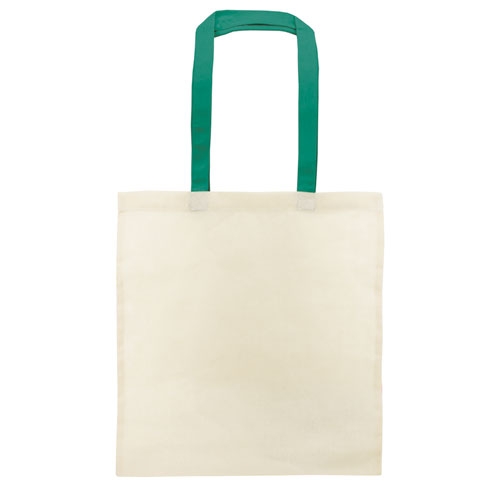 COTTON BAG COLOURED HANDLE