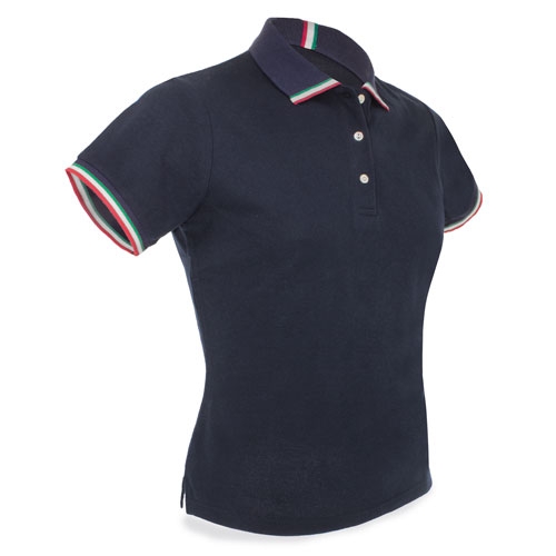 Polo with italian flag 