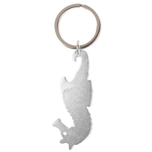 KEY-RING ALUMINUM SEAHORSE