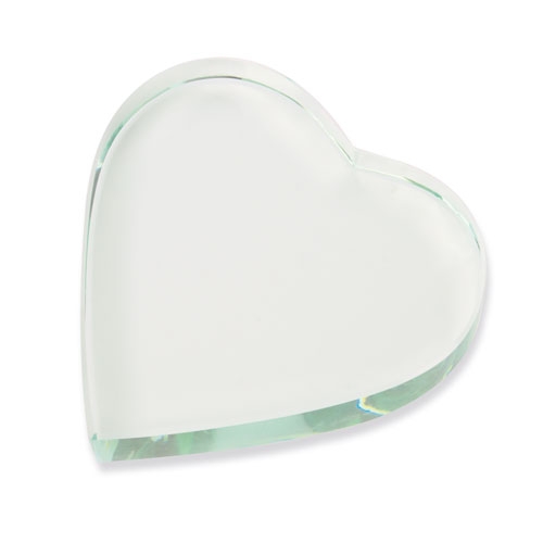 HEART SHAPED GLASS TROPHÉE