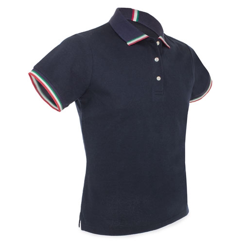 Polo with italian flag 