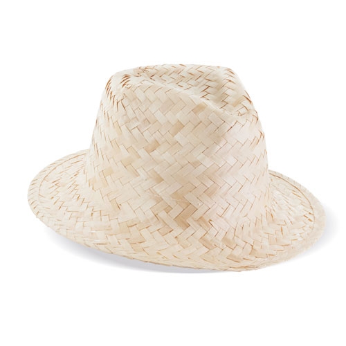 WHITE STRAW HAT 