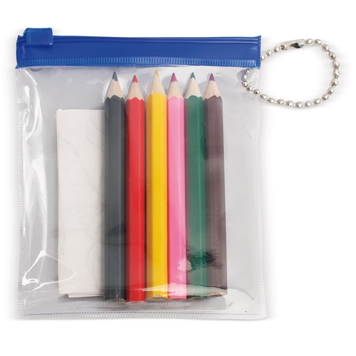 COLOURING SET IN PVC BAG