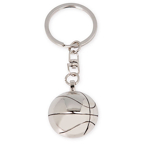 BASKETBALL METAL KEY-RING