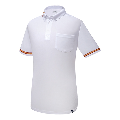 WHITE POLO FLAG STAR M