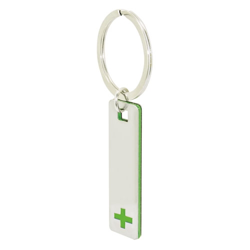 ELONGATED CROSS KEY-RING