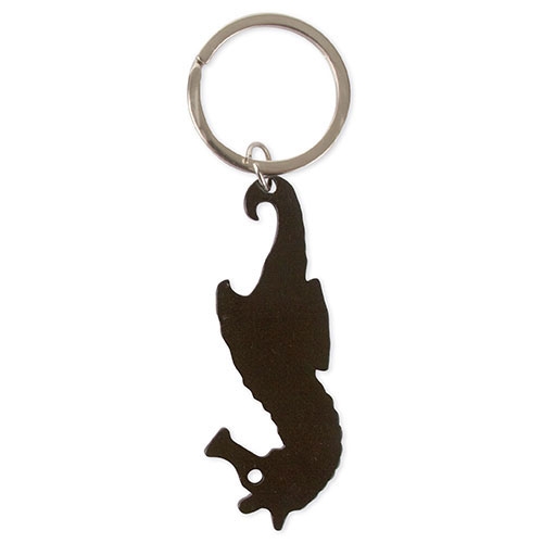 KEY-RING ALUMINUM SEAHORSE