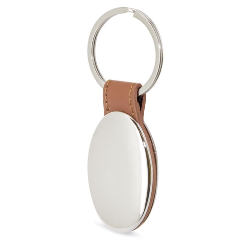 OVAL METAL KEY-RING