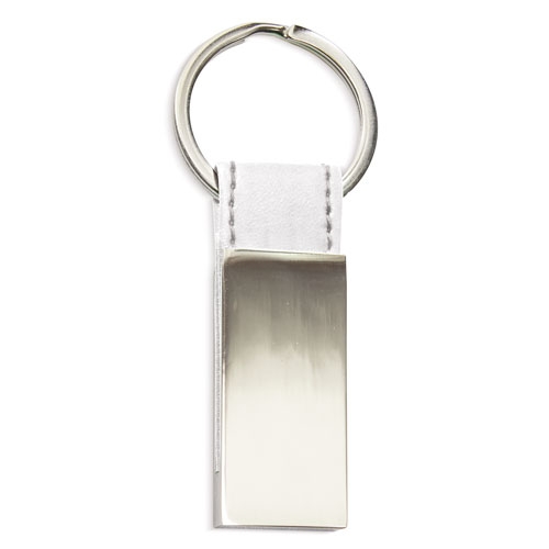 LEATHER IMITATION METAL KEY-RING