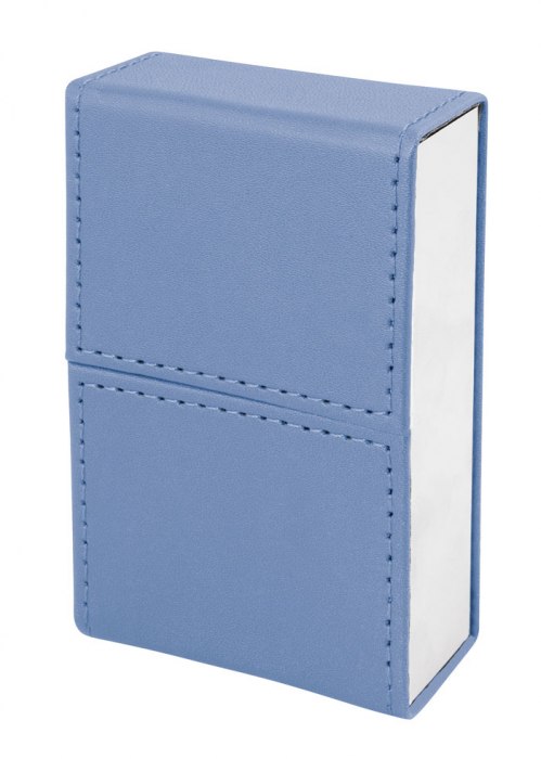 POCKET CIGARETTES CASE PU SKY BLUE