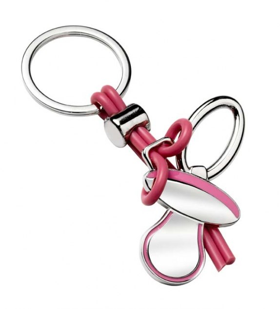 KEYCHAIN PACIFIER BABY GIRL - NO BOX