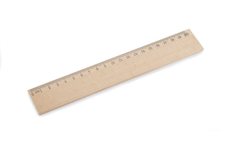 Wooden ruler 20 cm DALJO