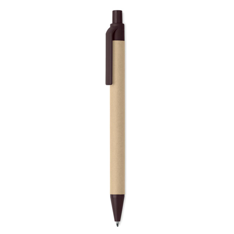 Push ball pen coffee husk/ABS