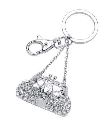 KEYCHAIN BAG WITH STRASS - NO BOX