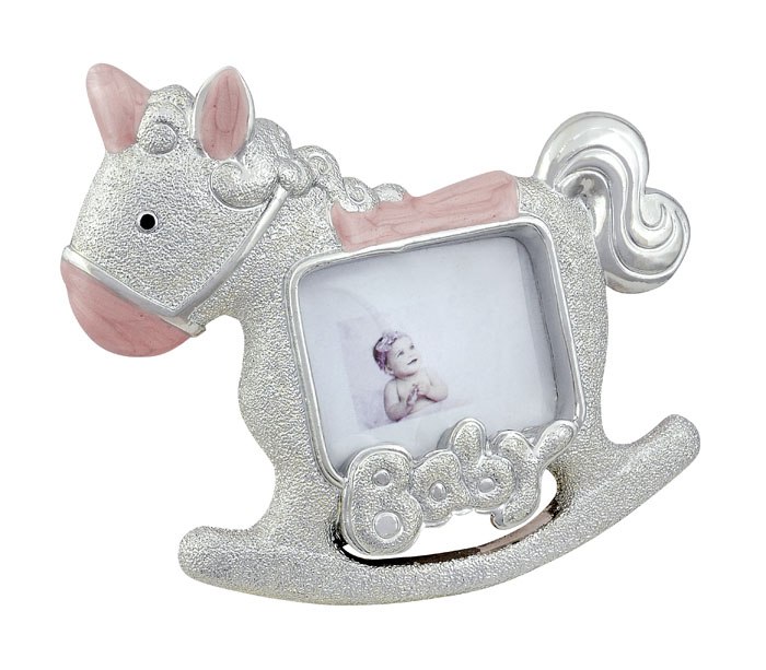 PHOTOFRAME ROCKING HORSE PINK MM35X45