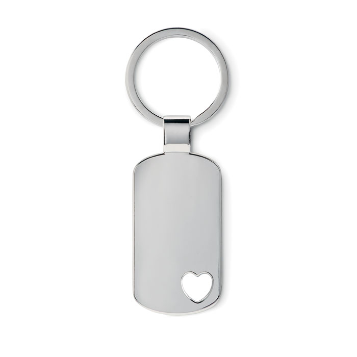 Key ring with heart detail