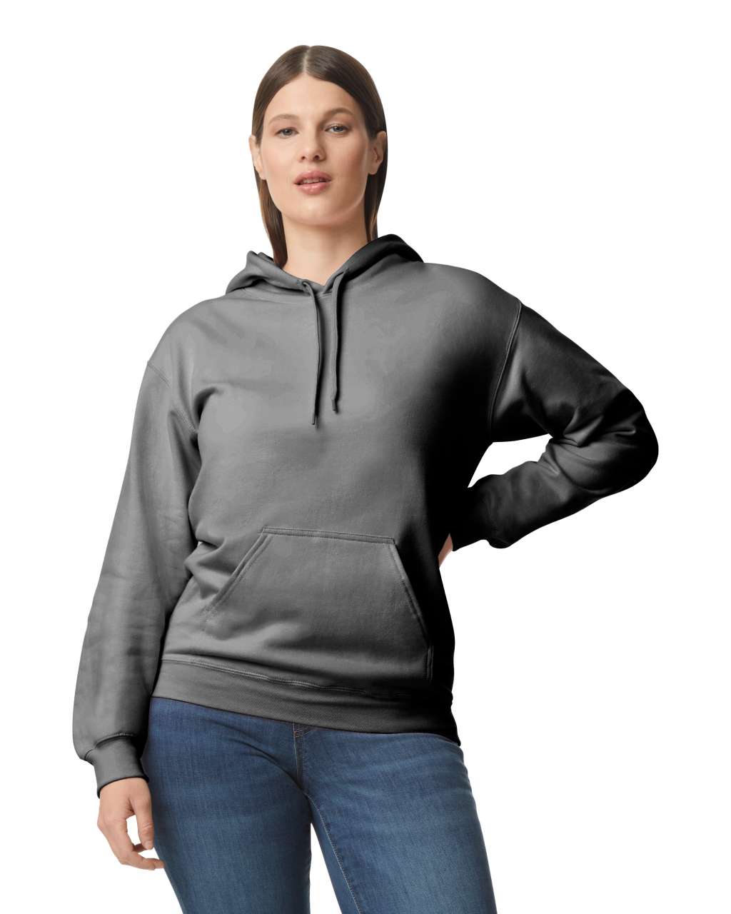 SOFTSTYLE® MIDWEIGHT FLEECE ADULT HOODIE