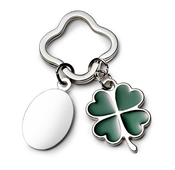 KEYCHAIN FOUR-LEAF CLOVER