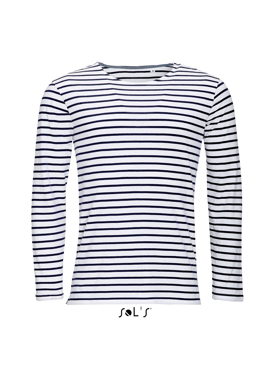 SOL'S MARINE MEN - LONG SLEEVE STRIPED T-SHIRT