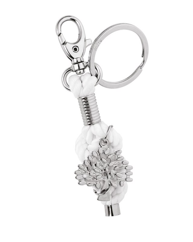 KEY CHAIN TREE/WHITE CORD