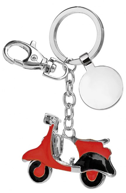 KEY CHAIN RED VESPA - NO BOX