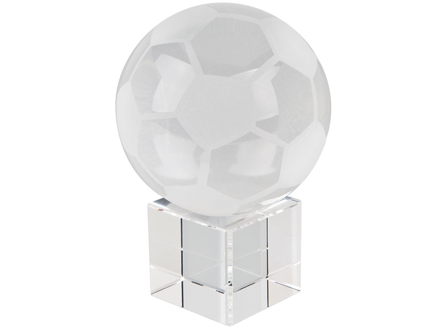 SPHERE FOOTBALL  d=80mm W/ BASE GLASS